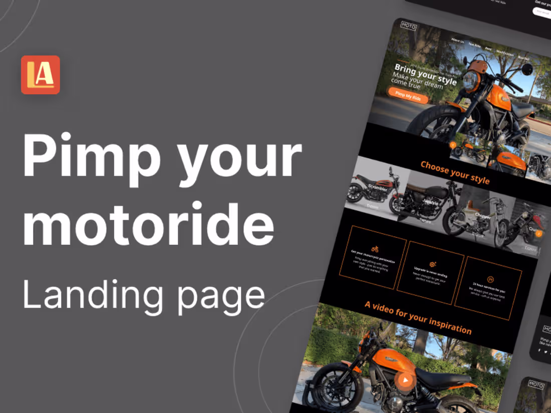 Cover image for Developing Webflow landing page for Pimp my ride