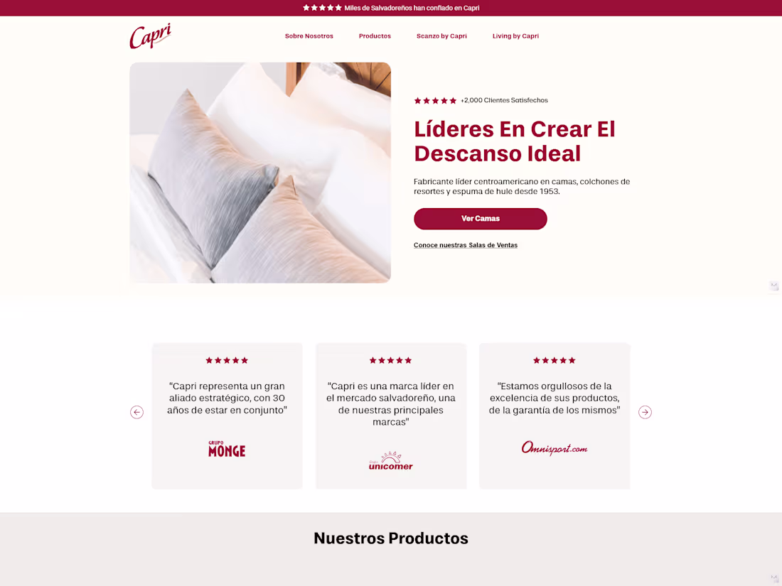 Cover image for Capri | Figma to Webflow Website Development