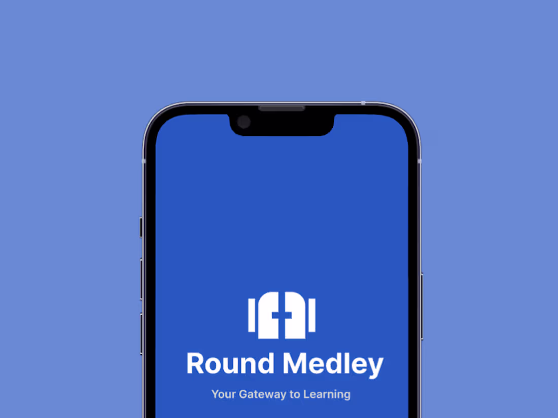 Cover image for App landing page for Learning Platform 