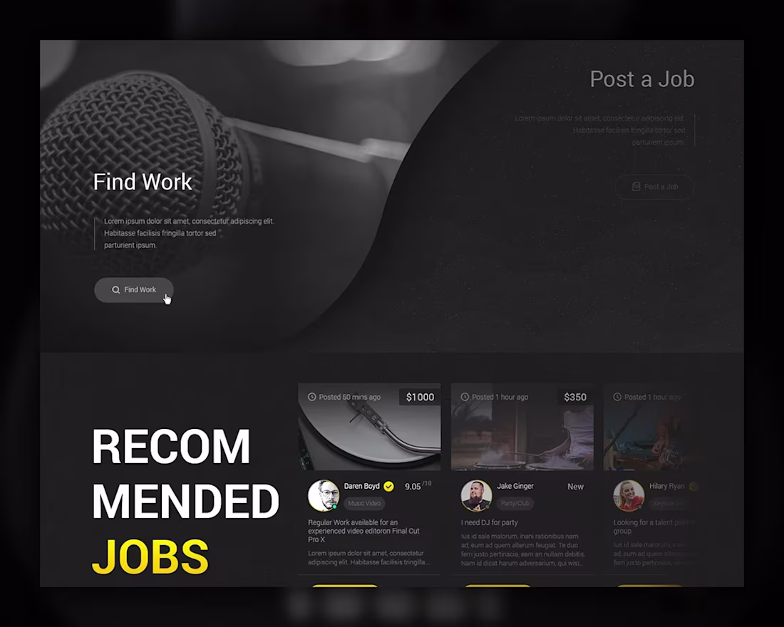 Cover image for End-to-End UX/UI Design for Musician