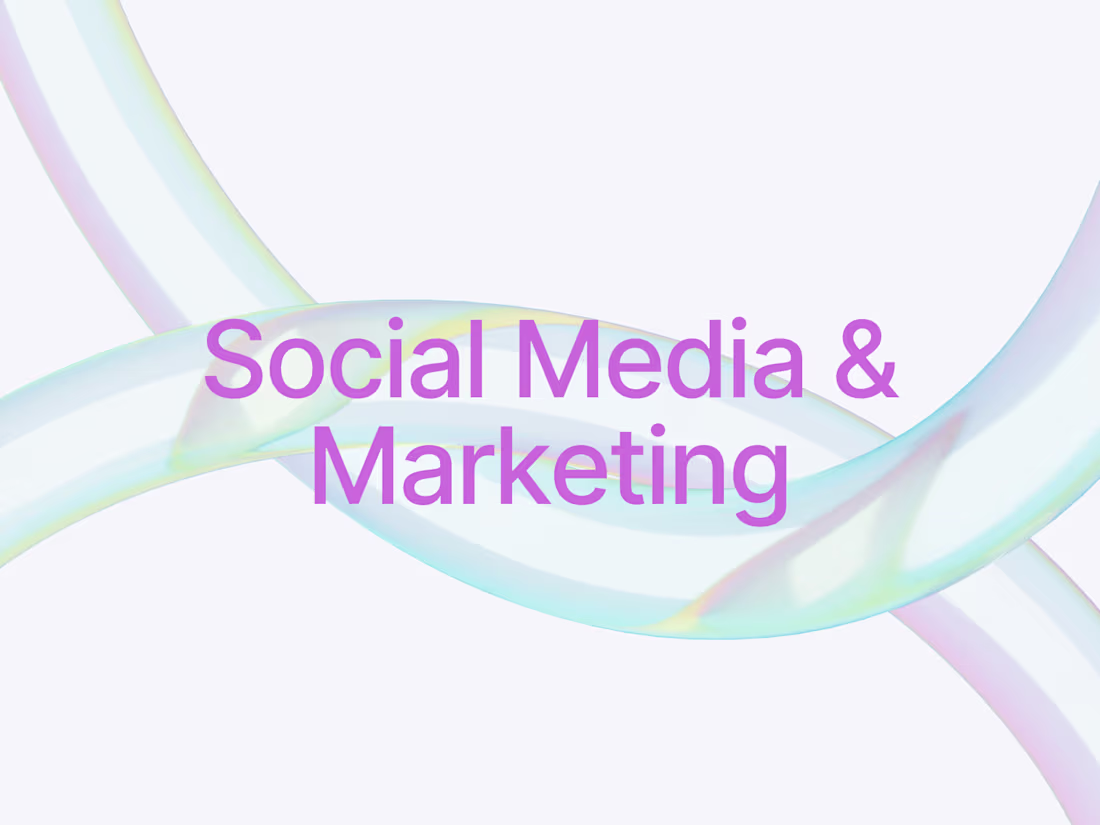 Cover image for Social Media & Marketing