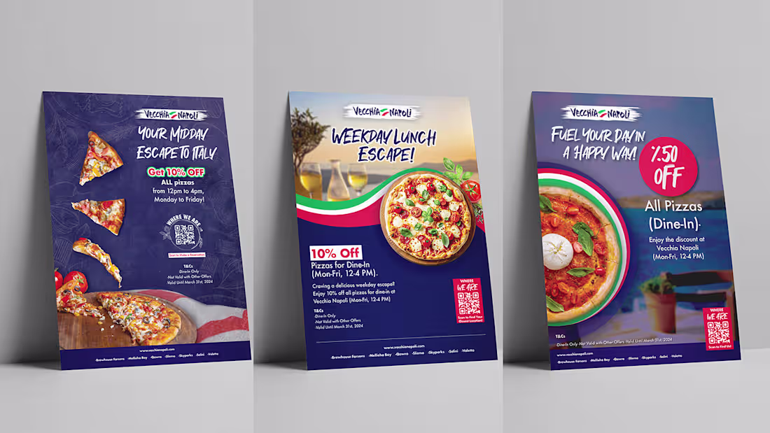 Cover image for Engaging Discount Flyer Design for Vecchia Napoli