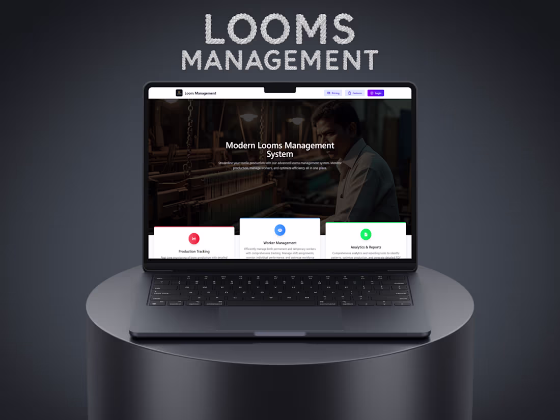 Cover image for Looms Management System is a