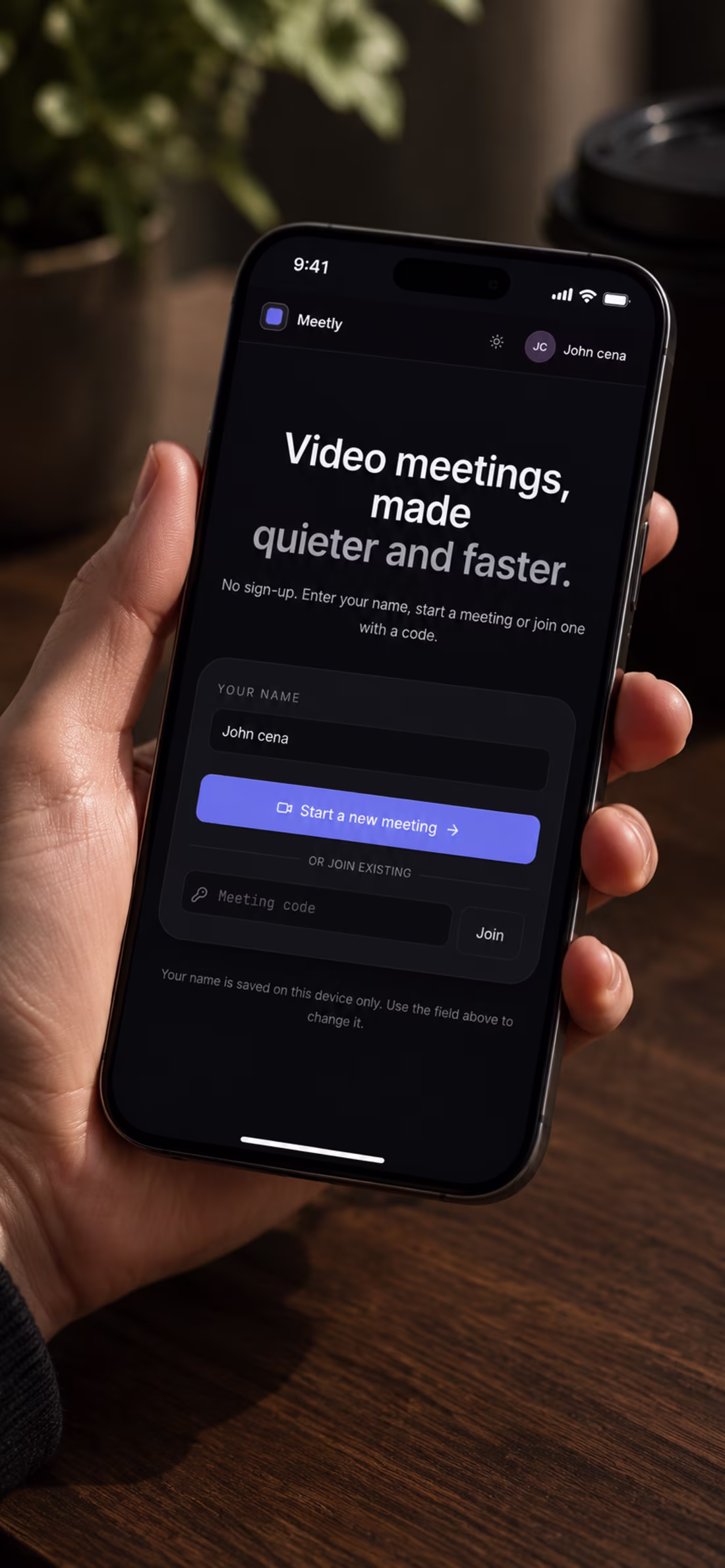 Cover image for Developed a modern video conferencing
