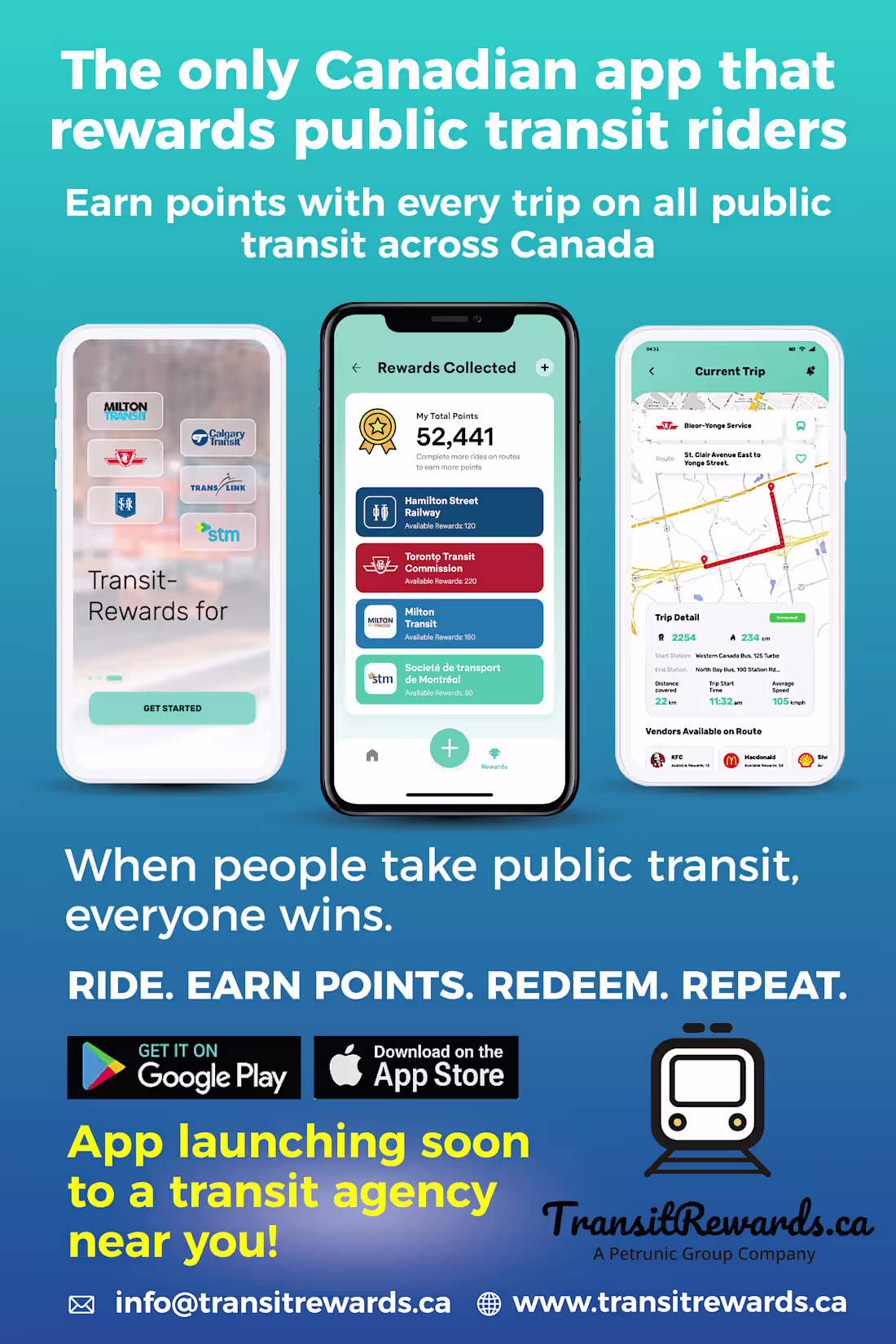 Cover image for TransitRewards App Promo Design