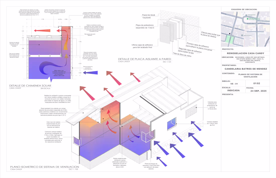 Cover image for Isometric ventilation remodeling design in