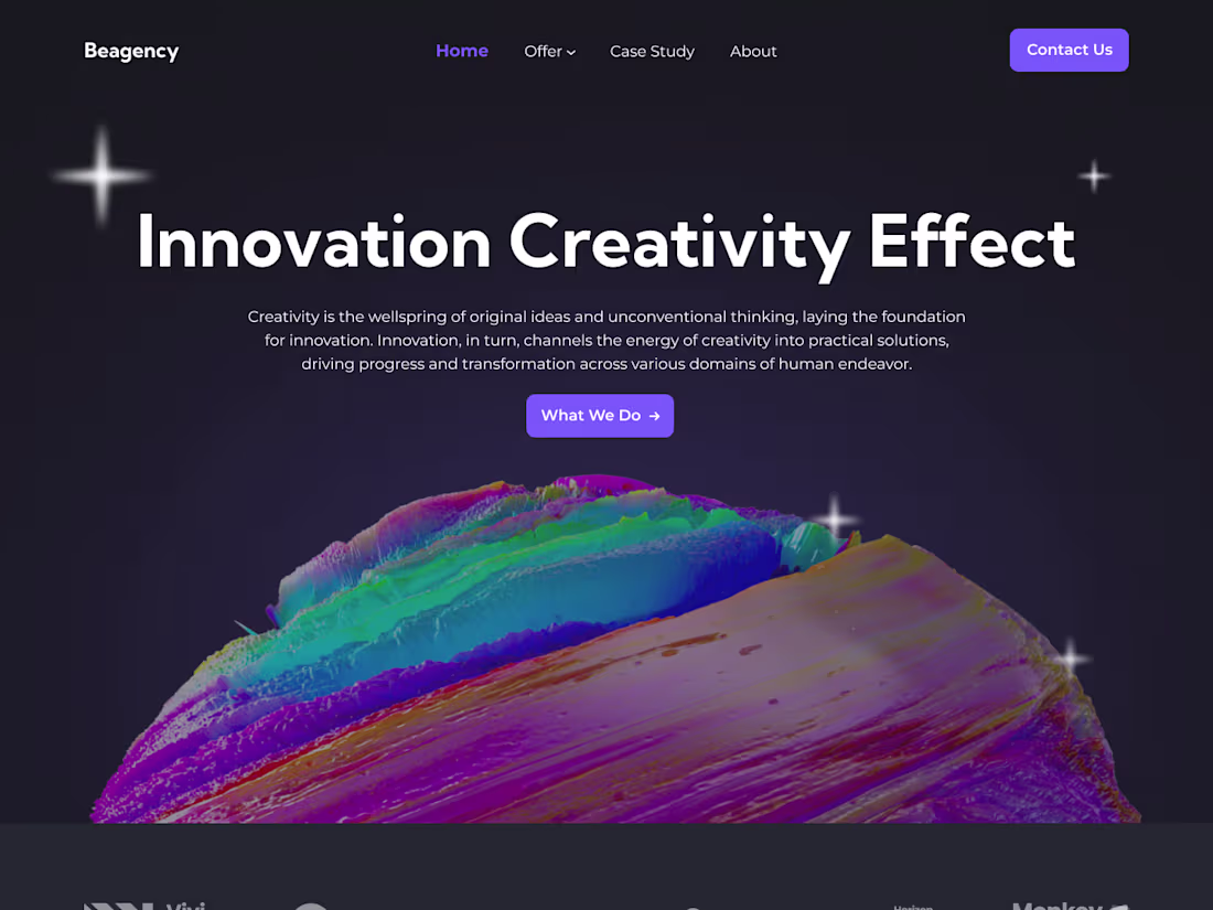 Cover image for Agencies Website/Landing Page UI Design 