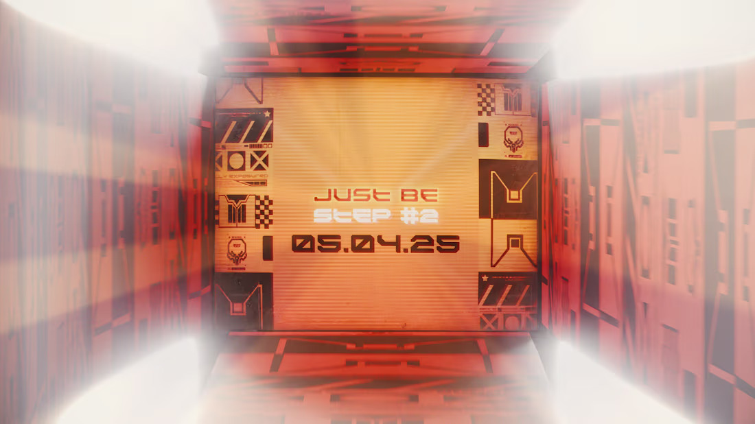 Cover image for just be - event launch