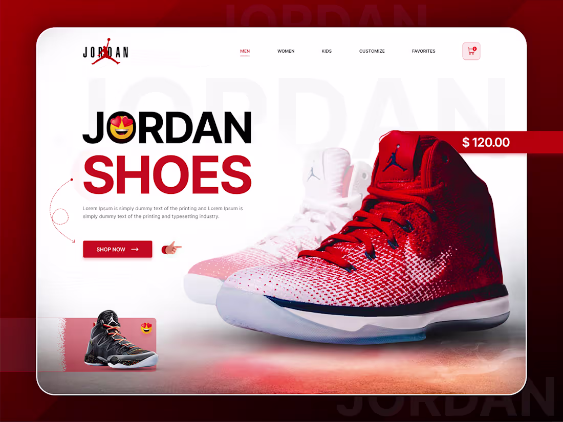 Cover image for Banner for Jordan Shoes 