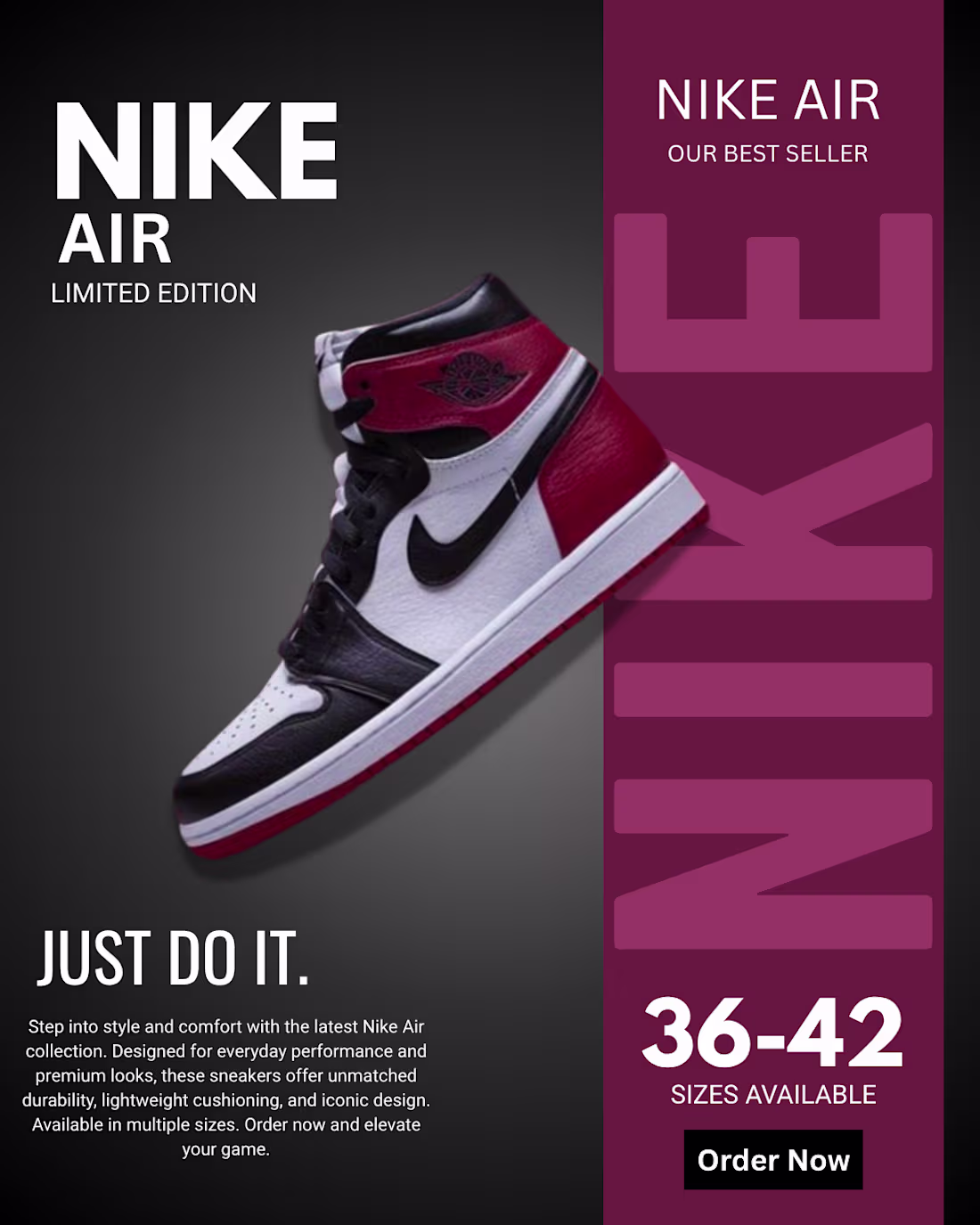 Cover image for Nike Air Limited Edition Shoe
