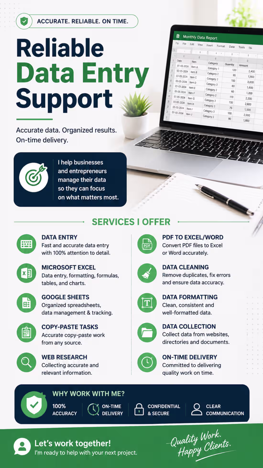 Cover image for 📊 Need Accurate & Reliable