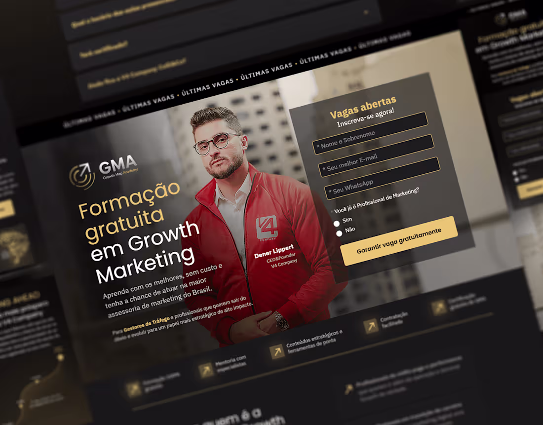 Cover image for Landing Page Growth Marketing Academy