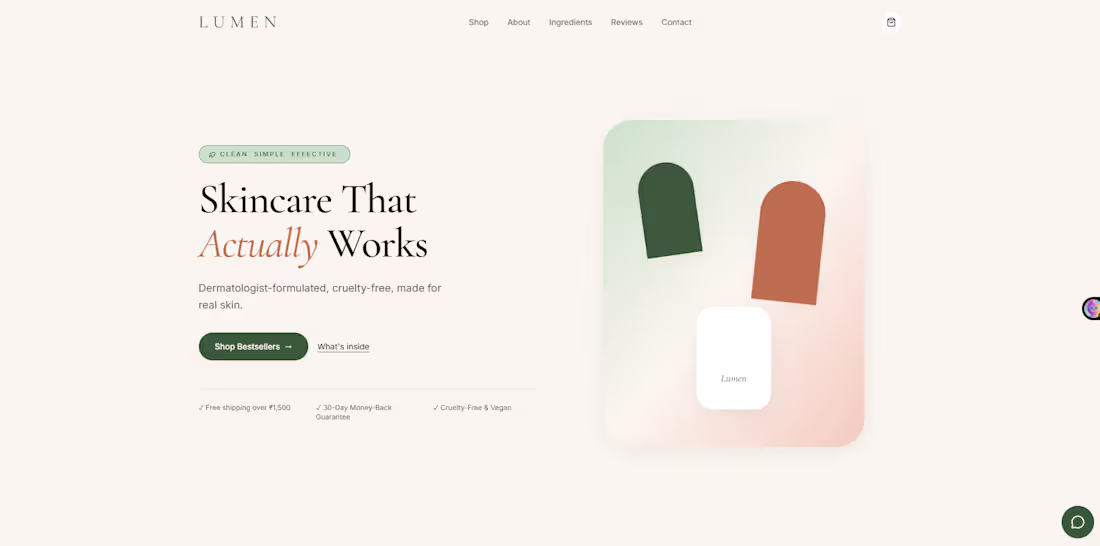 Cover image for Landing page + AI shopping