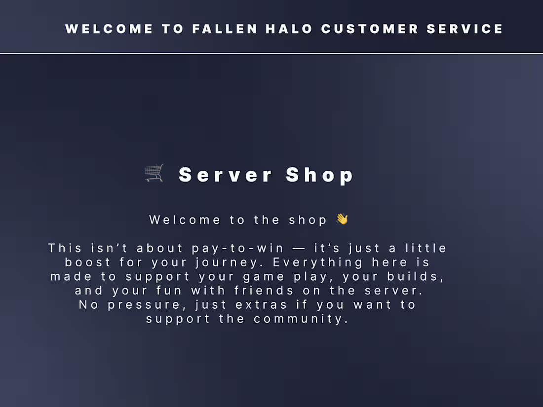 Cover image for Minecraft Server Shop UI Design