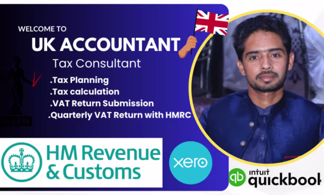 Cover image for I will do accounting bookeeping and vat in quickbook online xero
