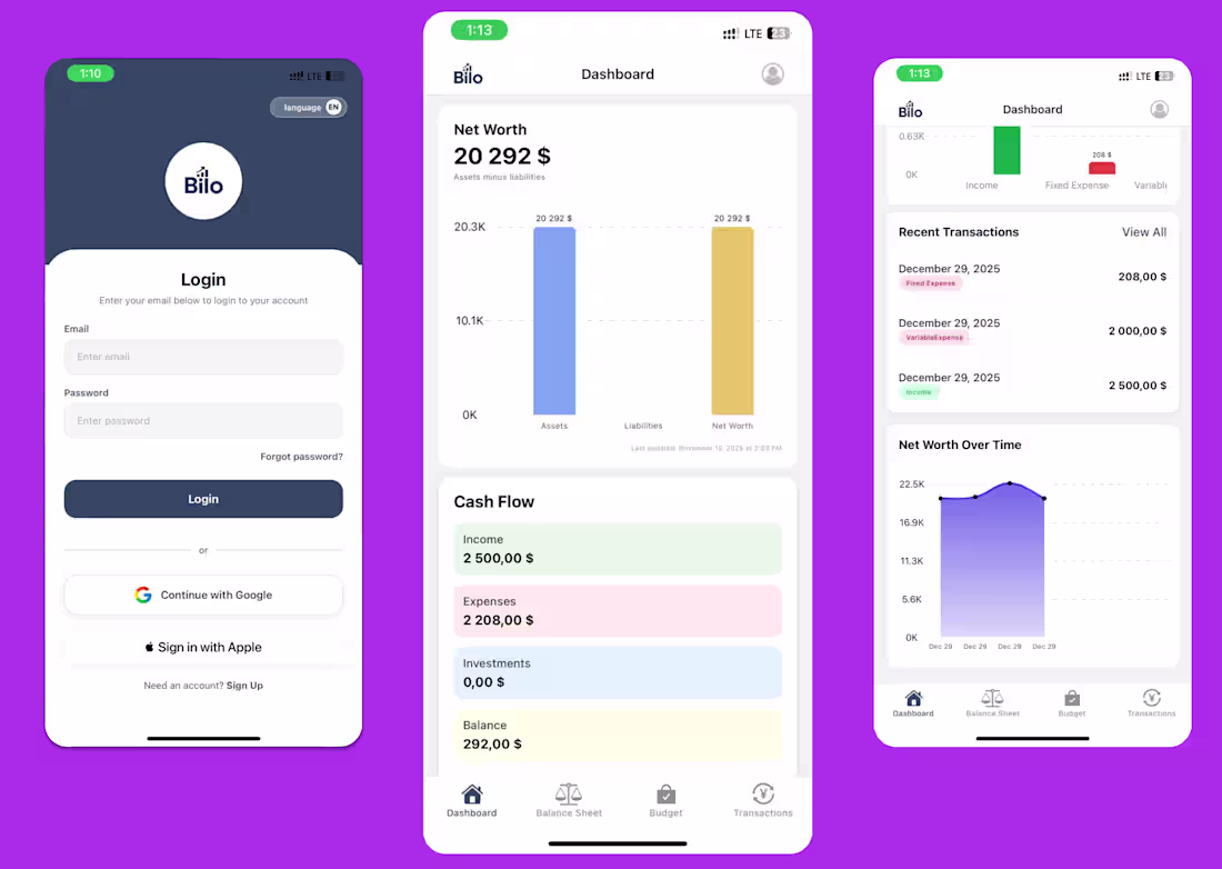 Cover image for Finance Management App