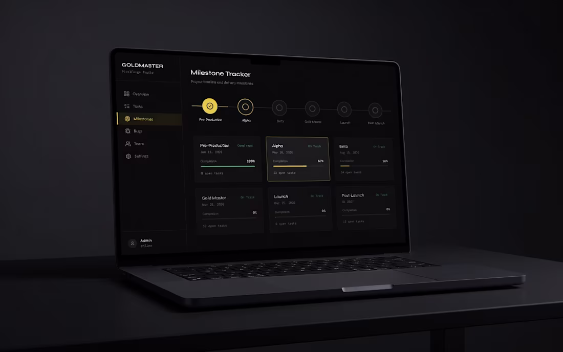 Cover image for Goldmaster — a full UX/UI