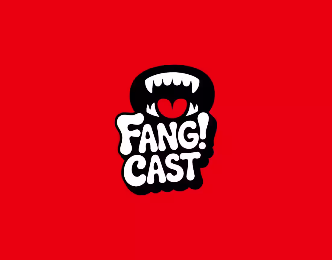 Cover image for FANG CAST – A Vampire Podcast Brand Identity