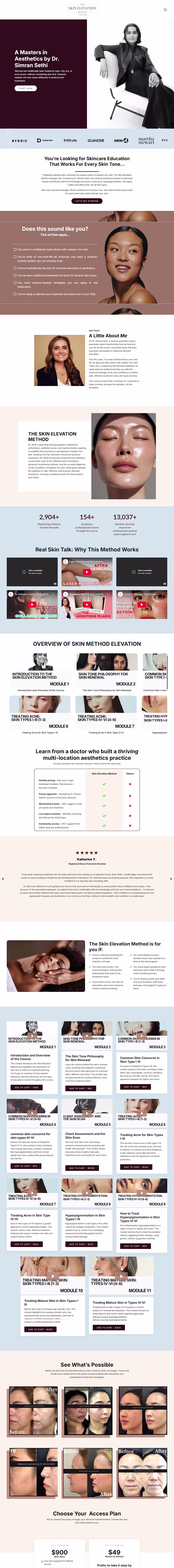 Cover image for Kajabi skin elevation course sales