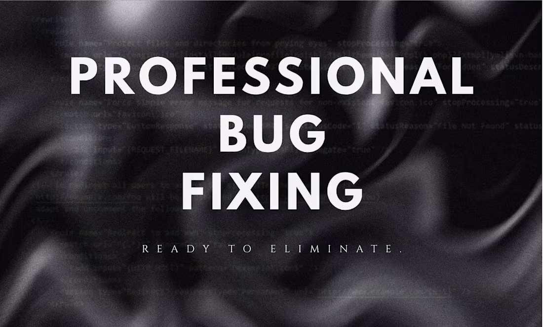 Cover image for Advanced Bug Fixing, Troubleshooting & Web Optimization