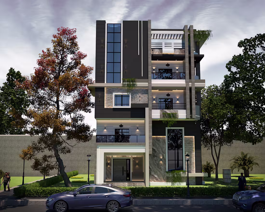 Cover image for Contemporary Residential Facade Design |