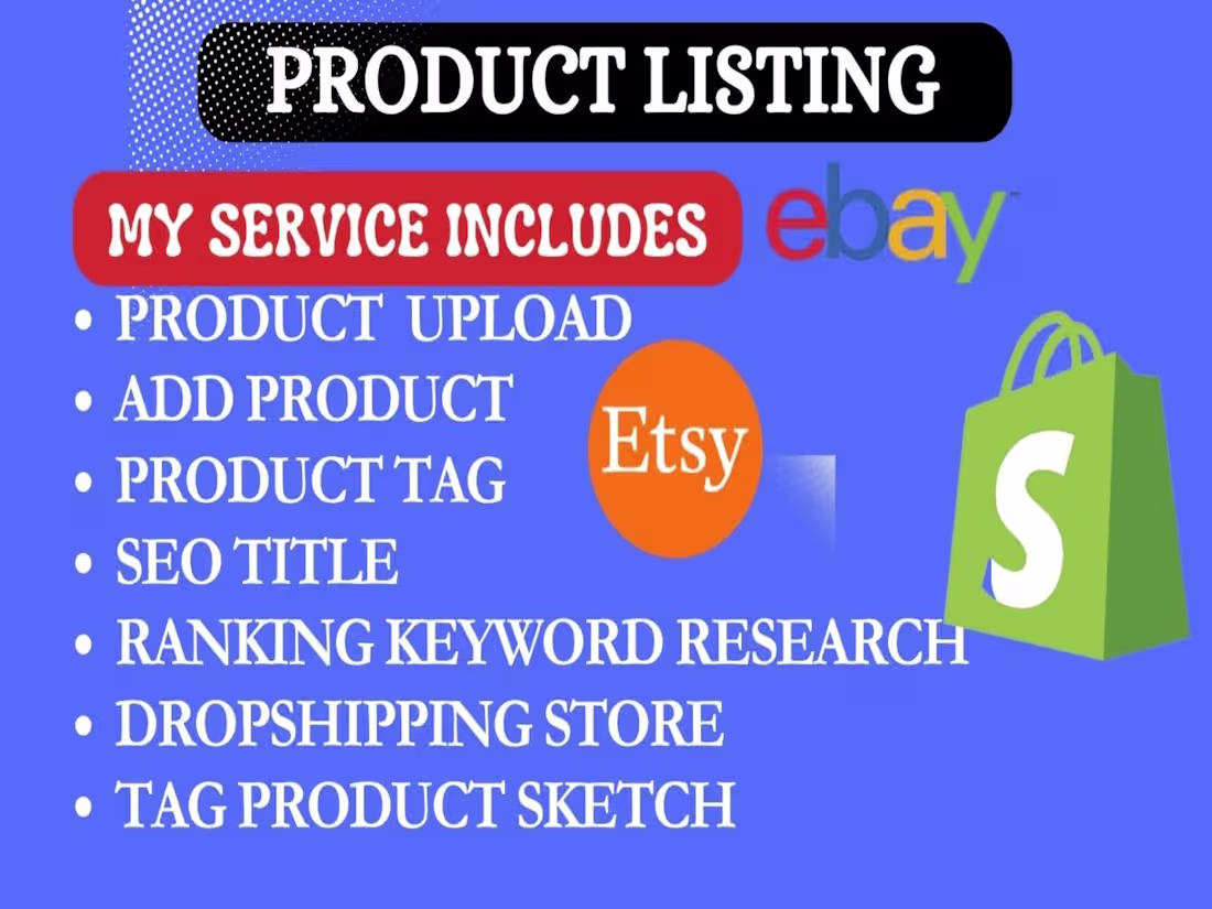 Cover image for Product Upload & Tagging Expert for Your Ecommerce Store 