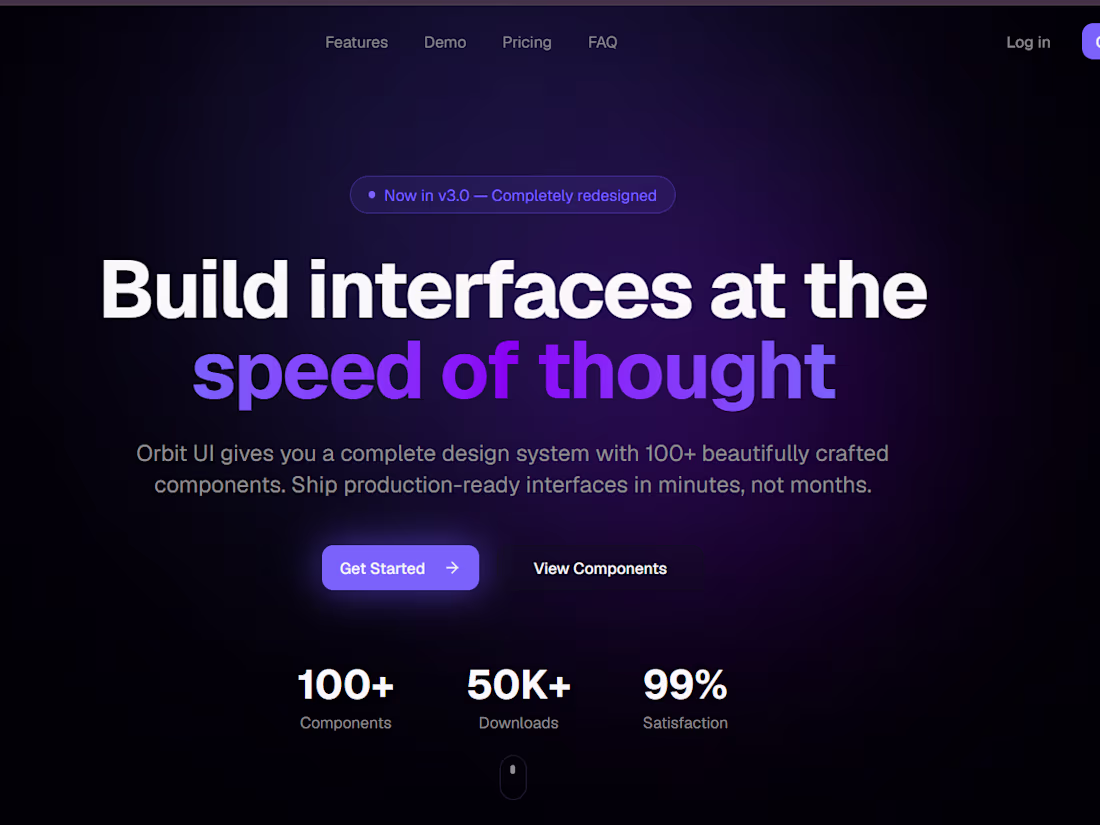 Cover image for Orbit UI | High-Performance SaaS Landing Page Design System