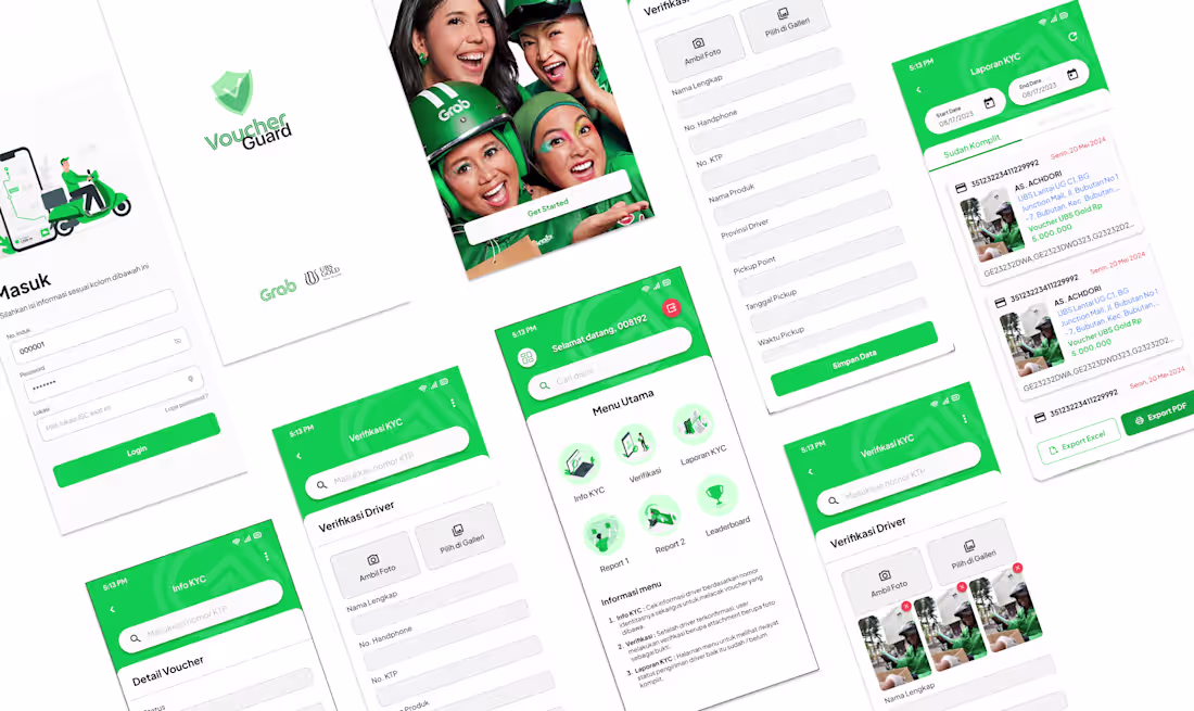 Cover image for UBS X Grab Voucher Guard Mobile App Design