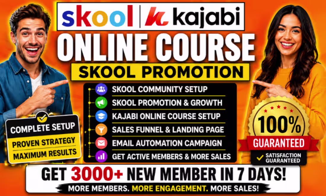 Cover image for Kajabi / Skool Online Course