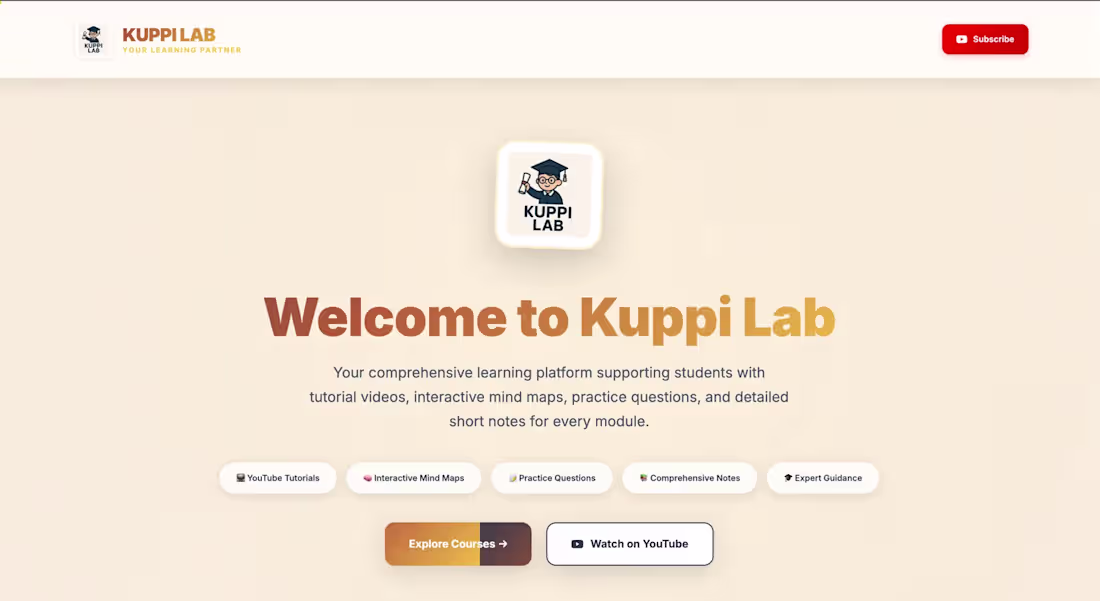 Cover image for Developed a modern educational platform
