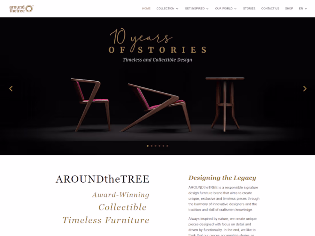 Cover image for Around The Tree Website