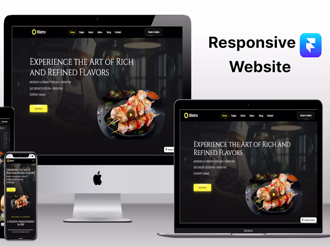 Cover image for Figma to Framer Conversion – Pixel-Perfect & Fully Responsive
