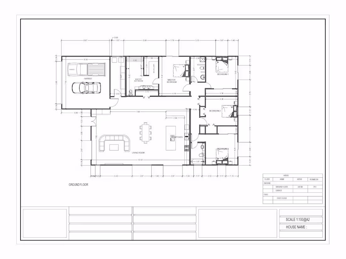Cover image for 2D Architectural floor plan