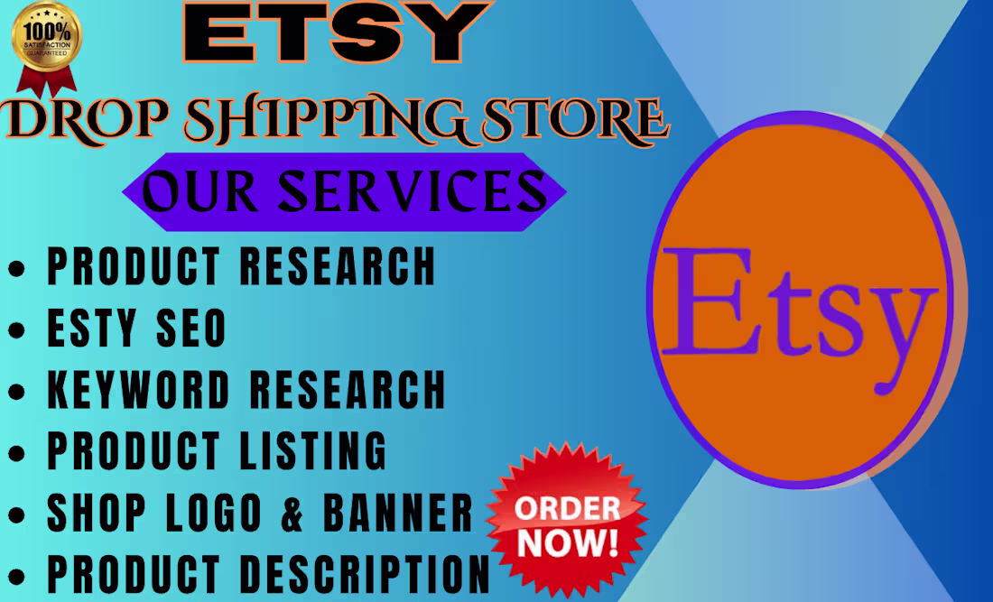 Cover image for Etsy Dropshipping Store Setup for Unique Product Sales