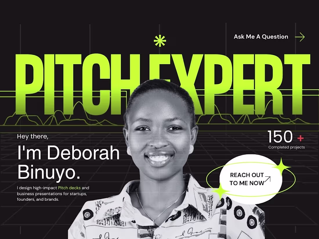 Cover image for Pitch Deck & Presentation Design for Startups and Founders