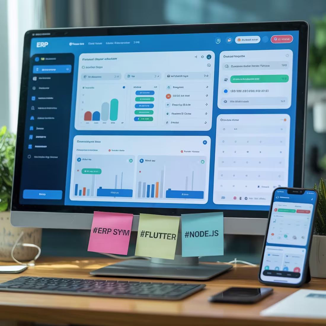 Cover image for Building the next generation #ERP system using #flutter and ...