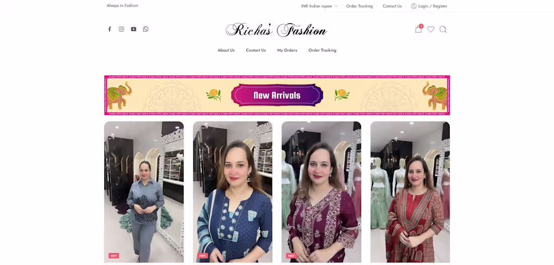 Cover image for Richa's Fashion