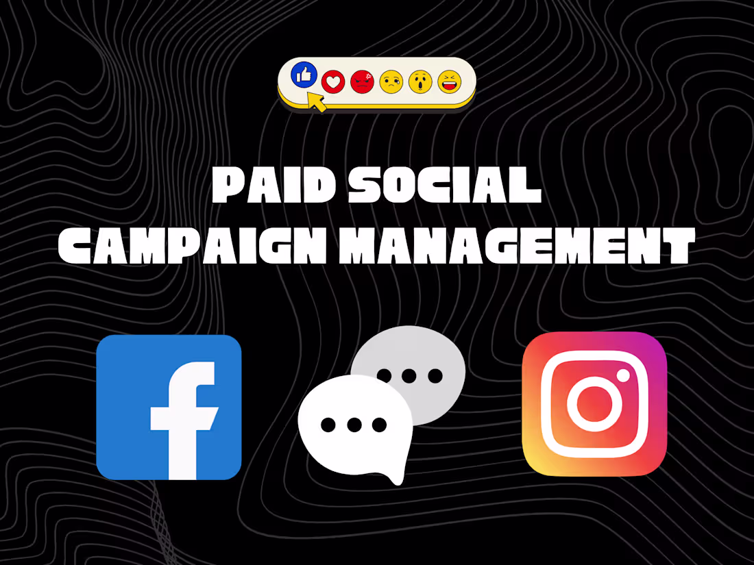 Cover image for Paid Social Campaign Management