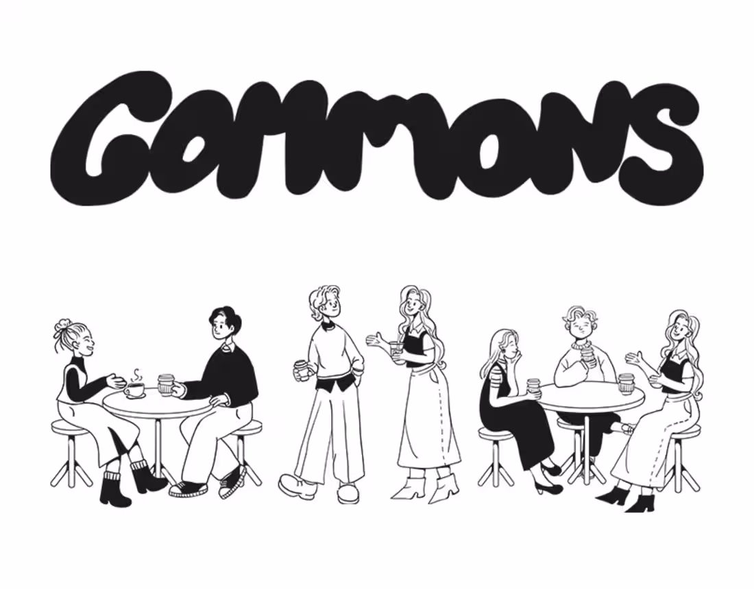 Cover image for COMMONS - Cafe Brand Identity Design