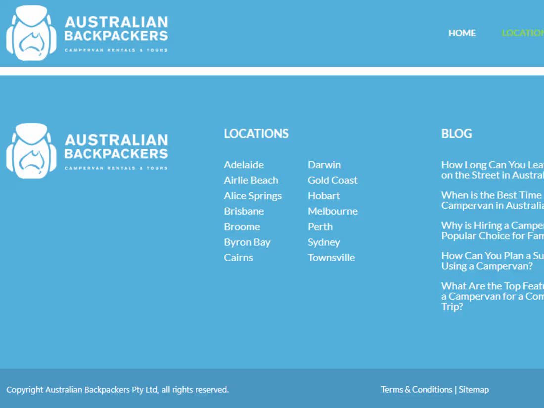 Cover image for Australian Backpackers (Laravel)