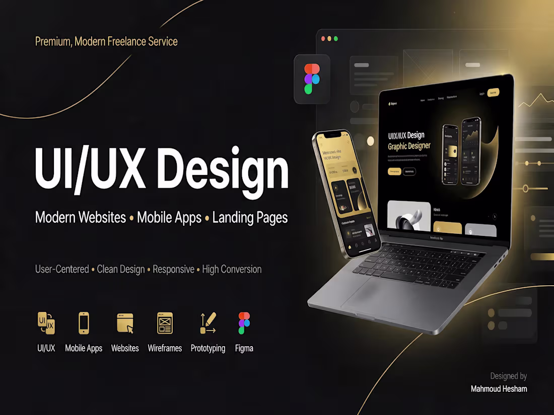 Cover image for UI/UX Design for Websites & Landing Pages