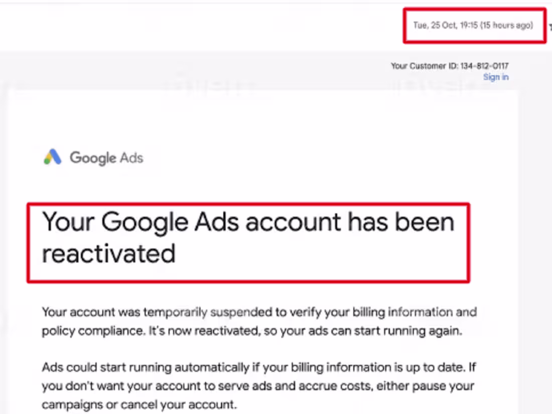Cover image for I will unsuspended Google Ads account on appeal 