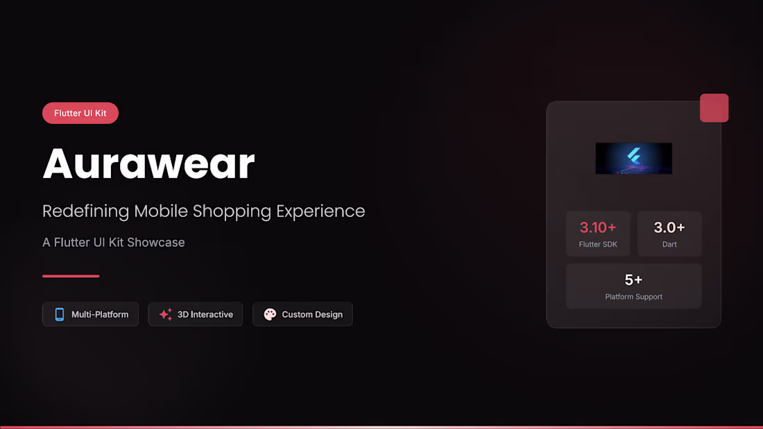 Cover image for Flutter E-Commerce Shopping App with Firebase Auth