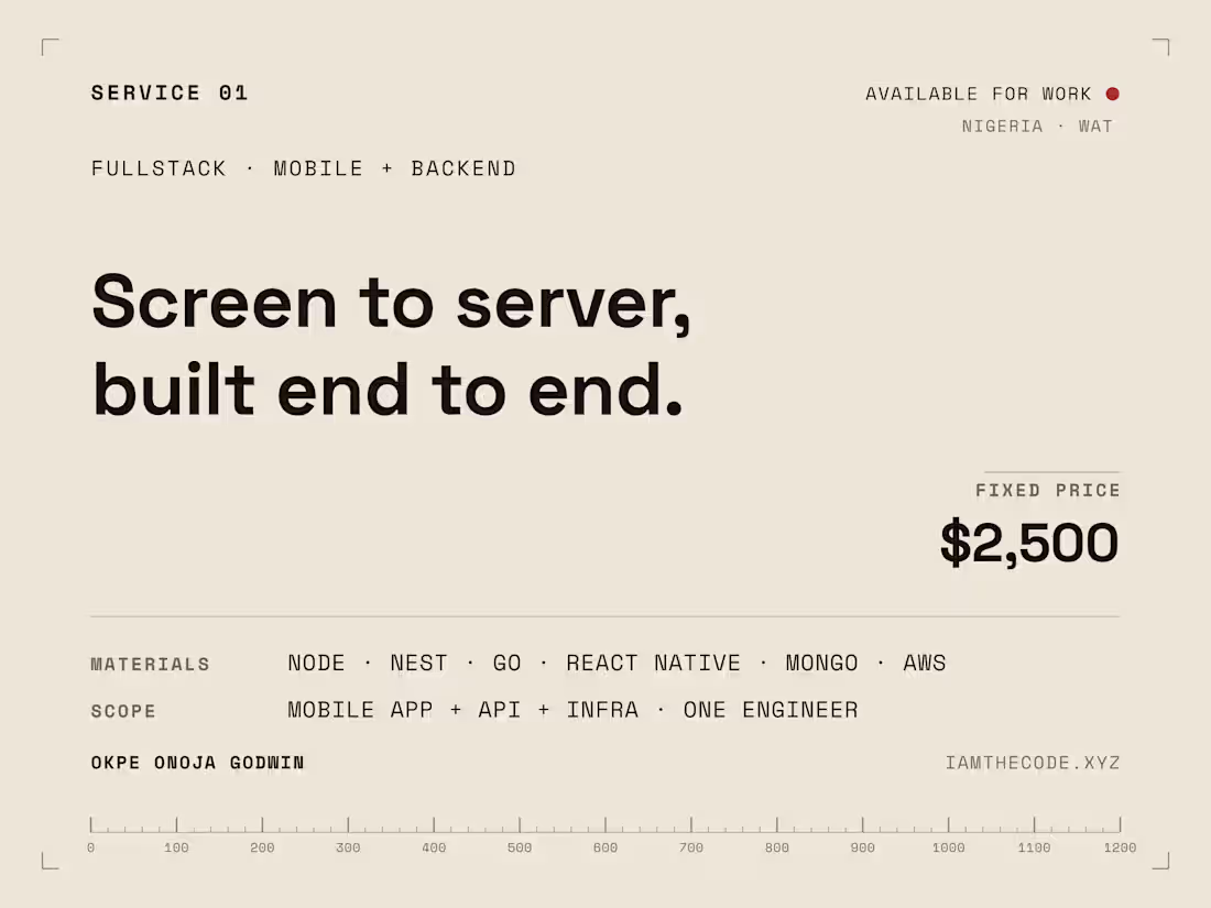 Cover image for  Fullstack Development(Mobile & Backend)