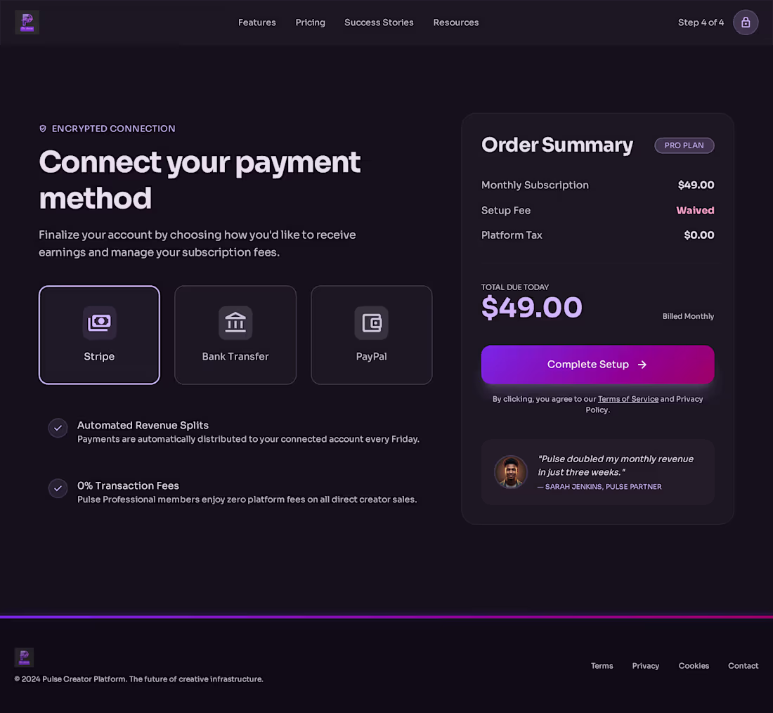 Cover image for PULSE - Creator Monetization Platform: