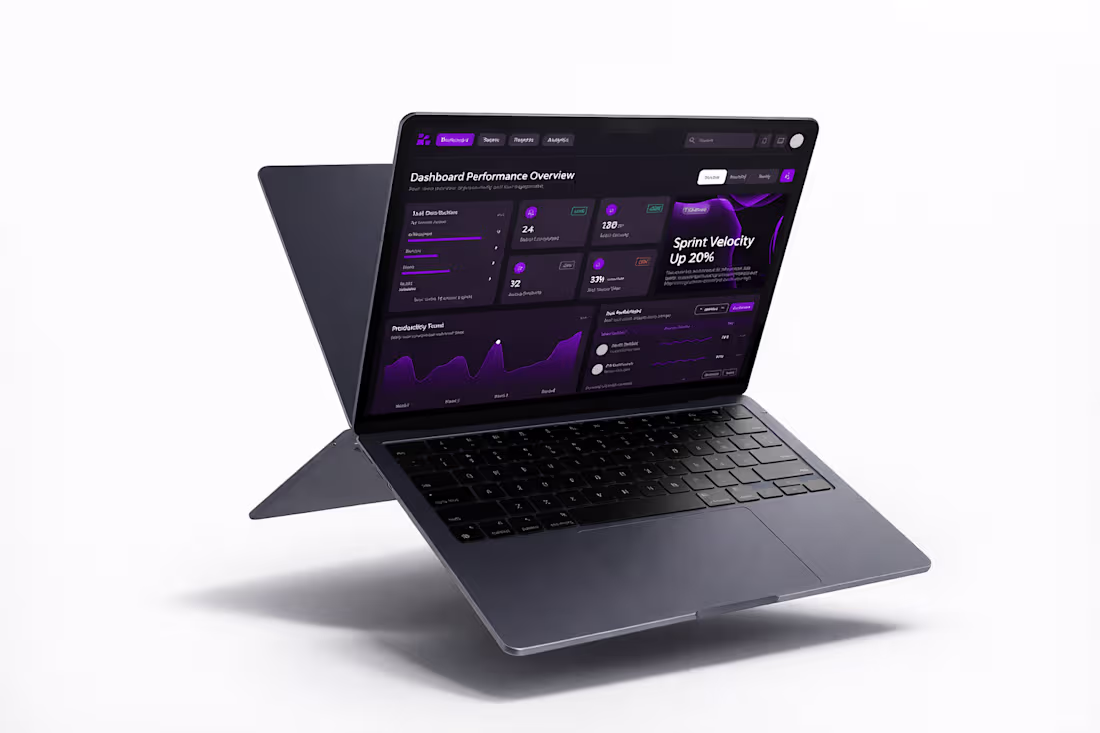 Cover image for Modern AI Dashboard UI Dark Mode Analytics Interface