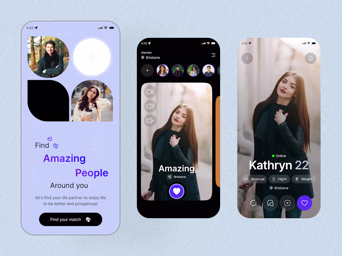 Cover image for Dating Mobile App Concept