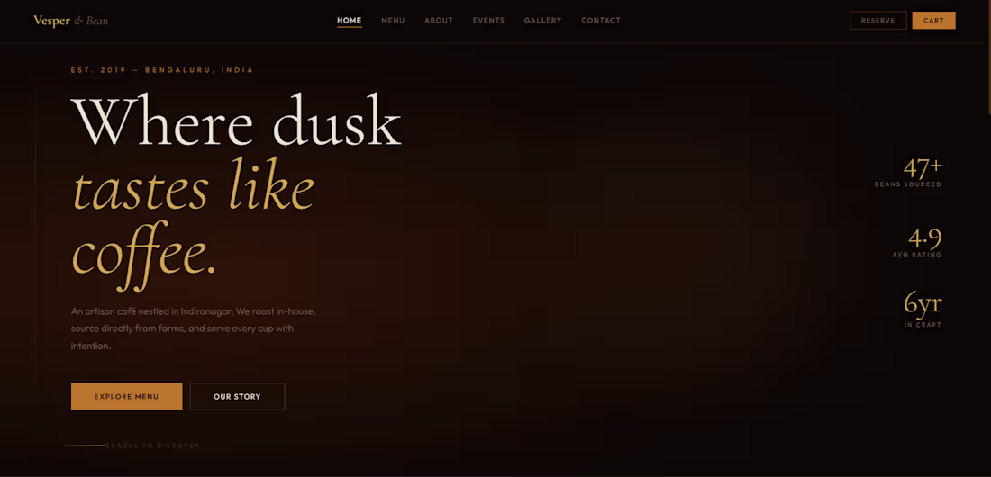 Cover image for A refined and asthetic website