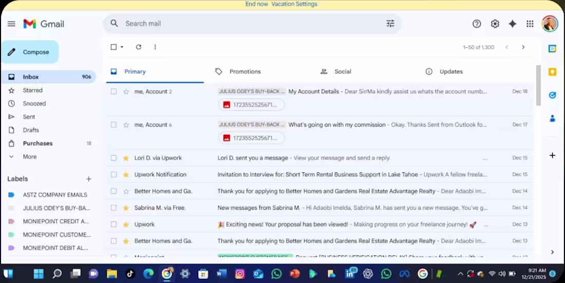Cover image for This project highlights my Gmail