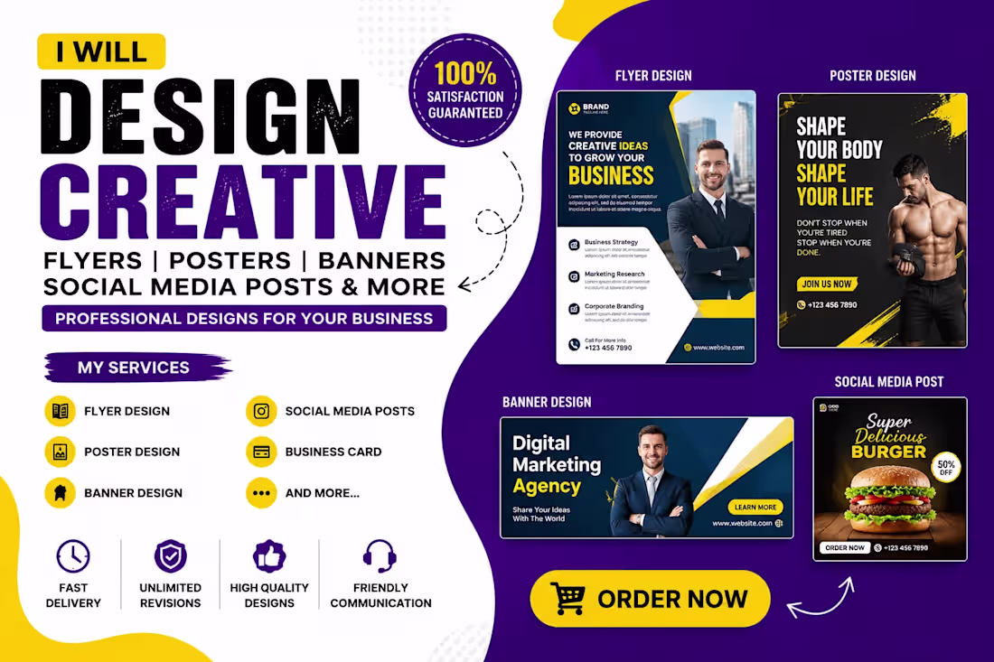 Cover image for Design a flyer business work
